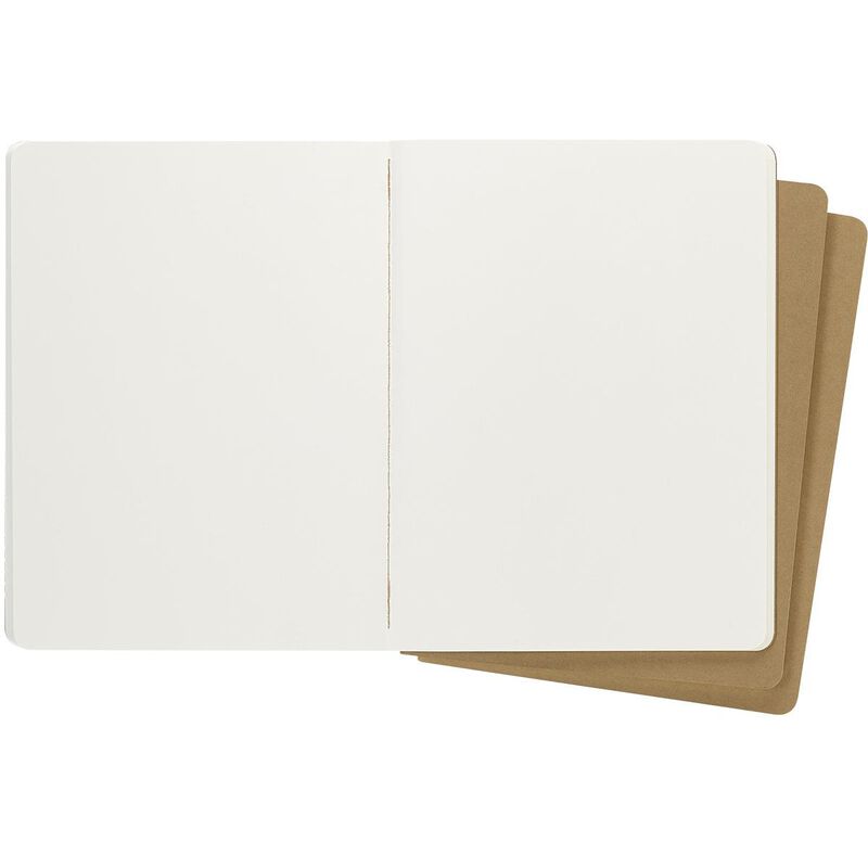 Moleskine Cahier Journals XL Kraft Brown Plain image number 1